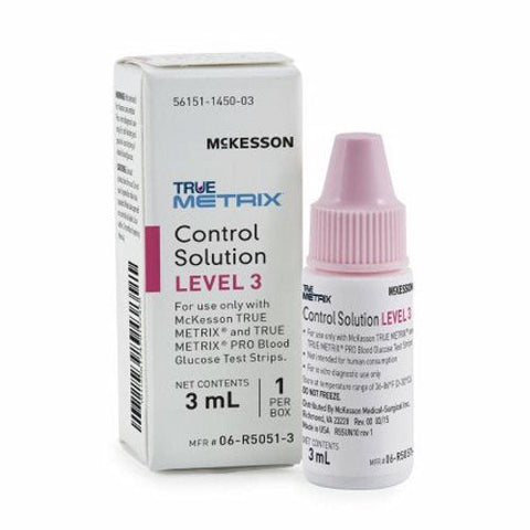 McKesson, Blood Glucose Control Solution, Case Of 24 McKesson