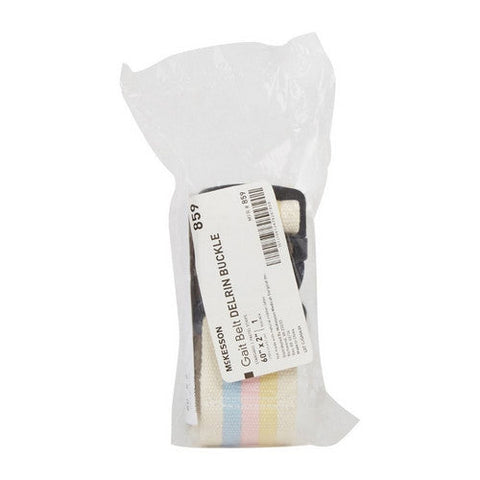 McKesson, Gait Belt 60 Inch Length Pastel Stripe 859, Count of 48 McKesson