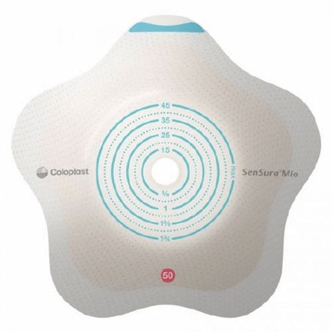 Coloplast, Ostomy Barrier SenSura  Mio Convex Flip Pre-Cut, Standard Wear Red Code 1 Inch Stoma, Box Of 5 Coloplast