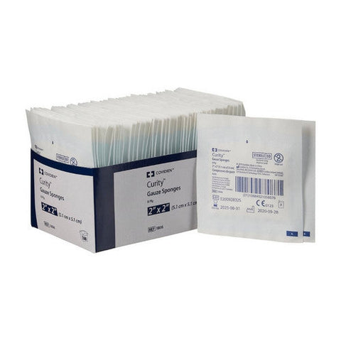 Cardinal, Gauze Sponge 2 X 2 Inch 8-Ply Sterile 1806, Case Of 30 Cardinal