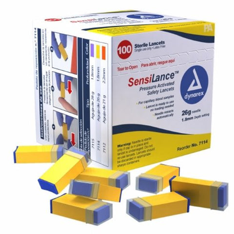 Dynarex, Sterile Lancets, Box Of 100 Dynarex
