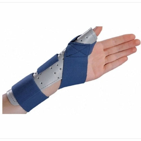 DJO, Thumb Splint ThumbSPICA Thumb Spica Cotton-Terry / Foam Right Hand Blue / Gray Large / X-Large, Count of 1 DJO