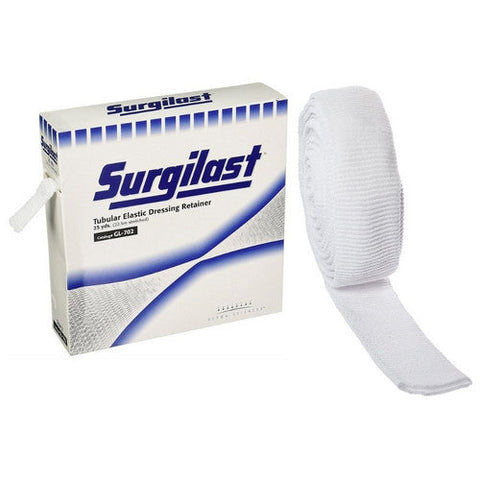 Dermascience, Elastic Net Retainer Dressing Tubular Elastic 25 Yard Size 2 White GL702, Box Of 1 Dermascience