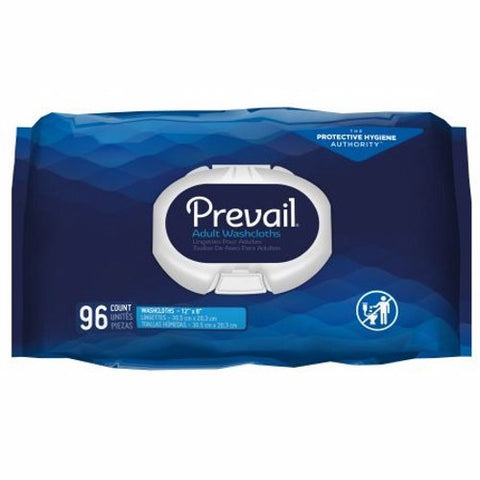 First Quality, Personal Wipe Prevail  Soft Pack Aloe / Vitamin E Scented 96 Count, Case Of 6 First Quality
