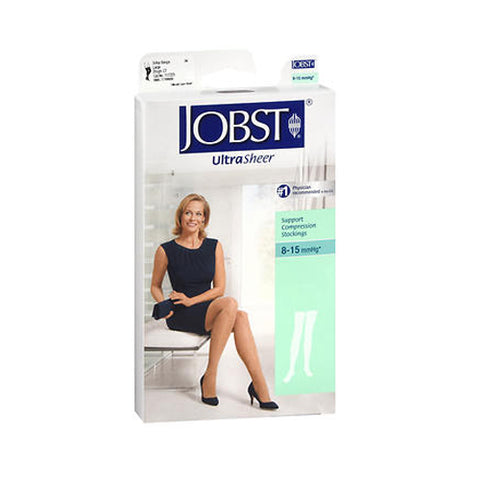Bsn-Jobst, Compression Stockings JOBST  UltraSheer Thigh High Large Beige Closed Toe, Beige 1 Pair Jobst