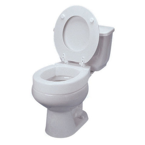 Maddak, Elongated Raised Toilet Seat Tall-Ette  3 Inch Height White 350 lbs. Weight Capacity, Count of 1 Maddak