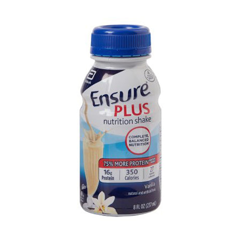 Abbott Nutrition, Ensure Plus Nutritional Shake Vanilla Flavor, Pack Of 6 Abbott Nutrition