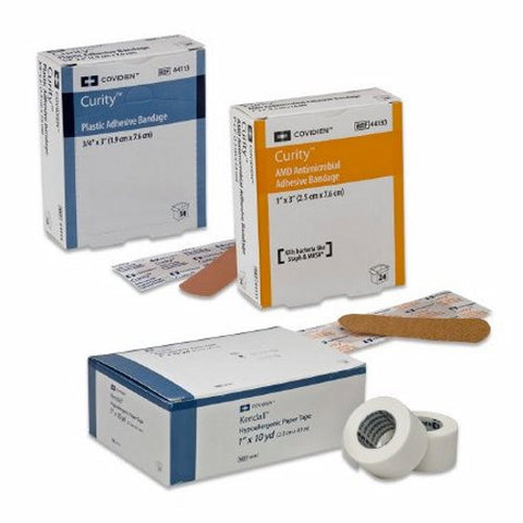 Cardinal, Adhesive Strip 1 X 3 Inch Plastic Rectangle Sheer Sterile 44119, Box Of 50 Cardinal