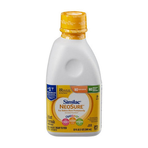 Abbott Nutrition, NeoSure Infant Formula Unflavored Bottle Liquid Iron Premature, Count of 6
