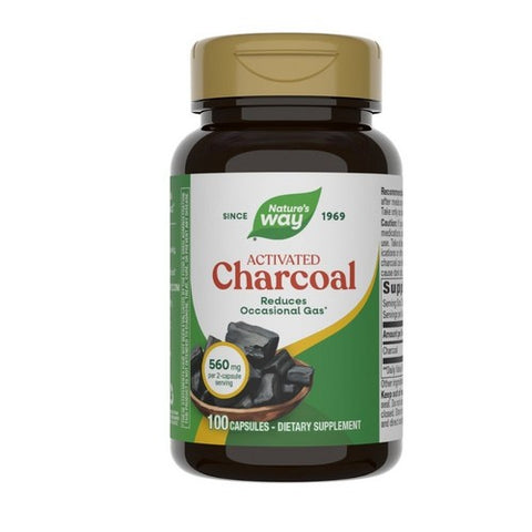 Activated Charcoal 100 Caps by Nature's Way