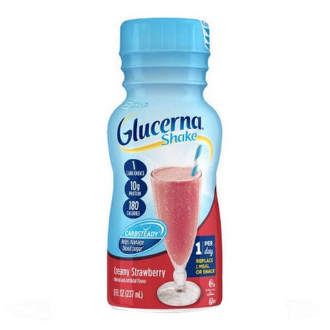 Abbott Nutrition, Oral Suppl Glucerna  Shake Creamy Strawberry, 8 Oz