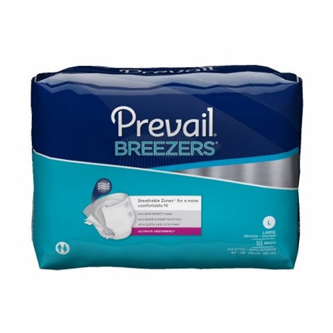 First Quality, Unisex Adult Incontinence Brief Large Disposable Heavy Absorbency PVB-013/2, Pack Of 18 First Quality