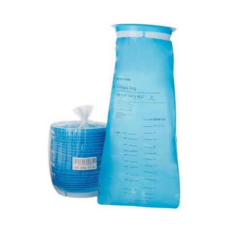 McKesson, Emesis Bag McKesson 40 oz. Blue, Case Of 4 McKesson