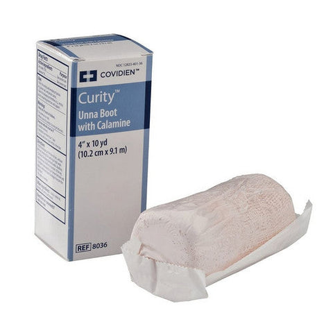 Cardinal, Unna Boot Zinc Oxide Calamine 4 Inch X 10 Yard, 1 Roll Cardinal