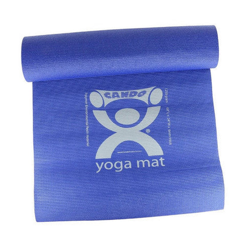 Fabrication Enterprises, Exercise Mat CanDo  Yoga Mat Blue Polymer Environmental Resin 24 X 68 Inch, Count of 1 Fabrication Enterprises