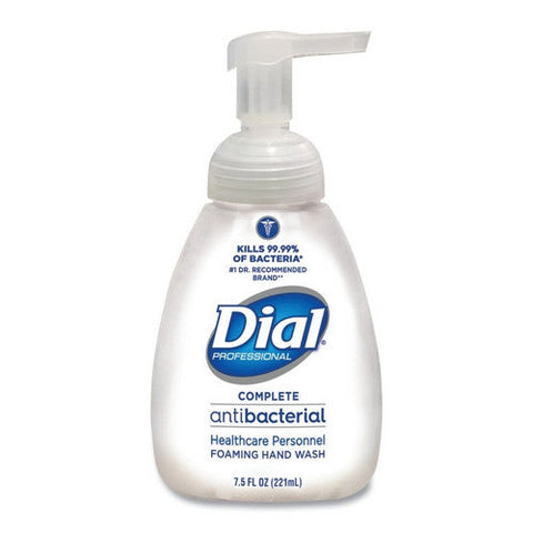Dial, Antibacterial Soap Professional Complete Foaming Pump Bottle Original Scent, 7.5 Oz Dial