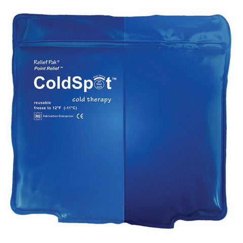 Fabrication Enterprises, Cold Pack Relief Pak  ColdSpot General Purpose Quarter Size 5 X 7 Inch Vinyl Reusable, Count of 1 Fabrication Enterprises