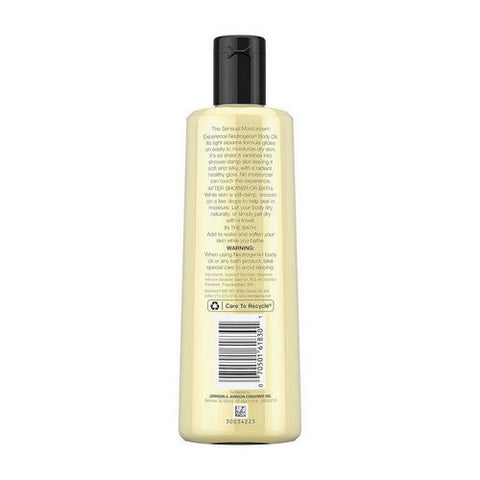Neutrogena, Body Oil Light Sesame Formula Fragrance Free, 8.5 Oz Neutrogena