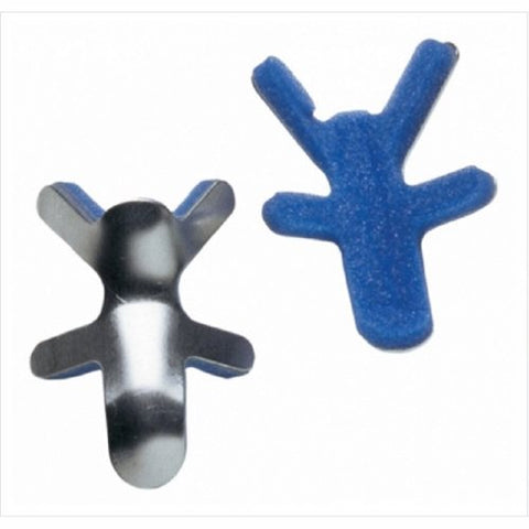DJO, Finger Splint PROCARE  Frog Style Aluminum / Foam Left or Right Hand Blue / Silver Small, Pack Of 12 DJO