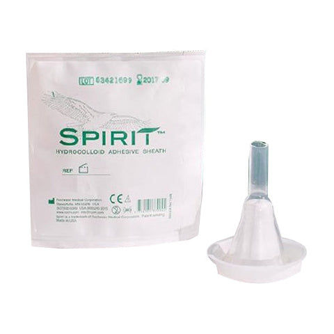 Bard, Male External Catheter Spirit1 Self-Adhesive Seal Hydrocolloid Silicone Medium, Count of 100 Bard