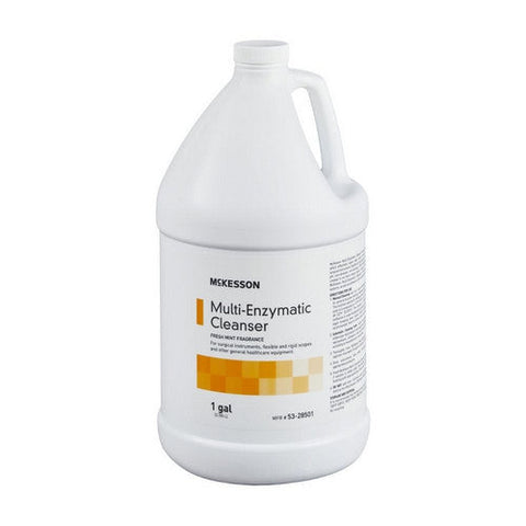 McKesson, Multi-Enzymatic Instrument Detergent McKesson Liquid 1 gal. Jug Eucalyptus Spearmint Scent, 1 Gallon McKesson