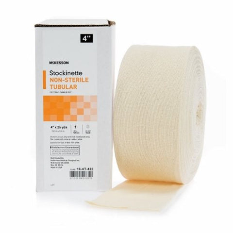 McKesson, Stockinette Tubular McKesson 4 Inch X 25 Yard Cotton NonSterile, 1 Roll McKesson
