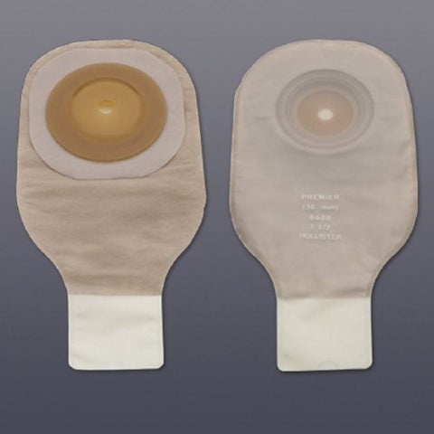 Hollister, Colostomy Pouch One-Piece System 12 Inch Length Trim To Fit Drainable 8631, Box Of 10 Hollister