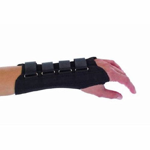 DJO, Wrist Support PROCARE  Contoured Suede / Flannel Right Hand Black Medium, Count of 1 DJO