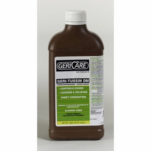 McKesson, Cold and Cough Relief Geri-Care  100 mg - 10 mg / 5 mL Strength Syrup 16 oz., 16 oz. McKesson