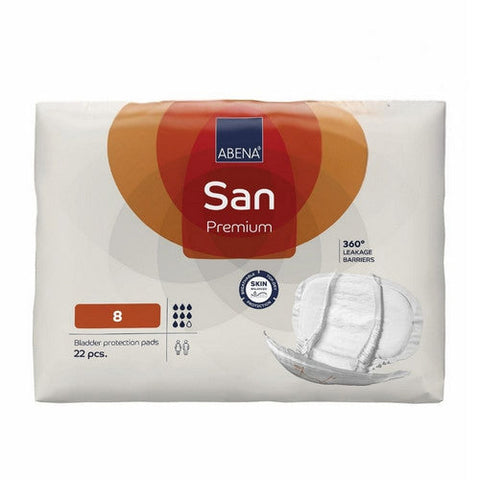 Abena, Incontinence Liner Abri-San Premium 25 Inch Length Moderate Absorbency Fluff / Polymer Core Level 8, Count of 21 Abena