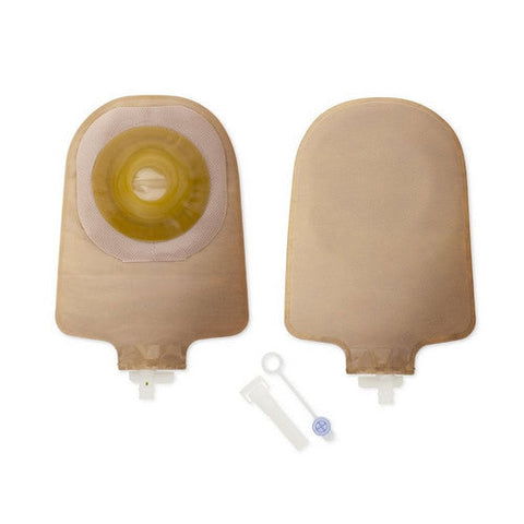 Hollister, Urostomy Pouch Premier One-Piece System 9 Inch Length 1 Inch Stoma Drainable Convex, Pre-Cut, Box Of 5 Hollister