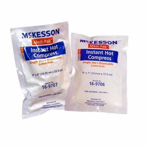 McKesson, Hot Pack McKesson Instant Chemical Activation General Purpose Small 5 X 7 Inch, Count of 24 McKesson