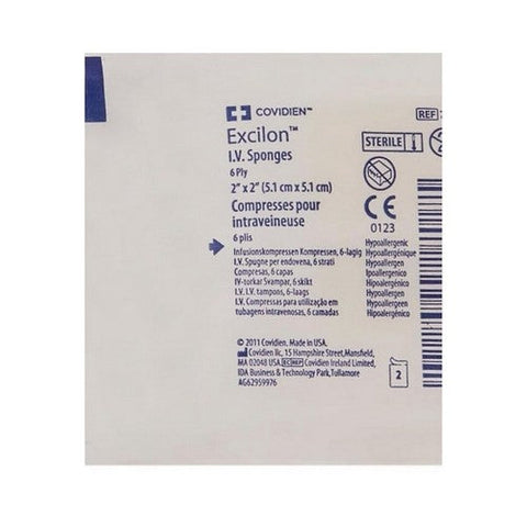 Excilon, I.V. Sponge 2 X 2 Inch 6-Ply Sterile, 1 Pack Excilon