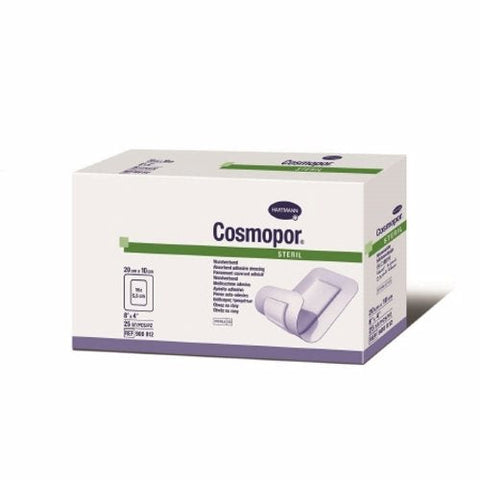 Hartmann Usa Inc, Adhesive Dressing Cosmopor  4 X 8 Inch NonWoven Rectangle White Sterile, Count of 1 Hartmann Usa Inc