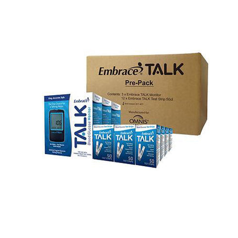 Embrace, Embrance Talk Blood Glucose Monitor, 1 Count Embrace