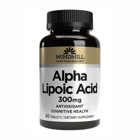 Windmill Health, Alpha Lipoic Acid, 300 Mg, 60 Tabs Windmill Health