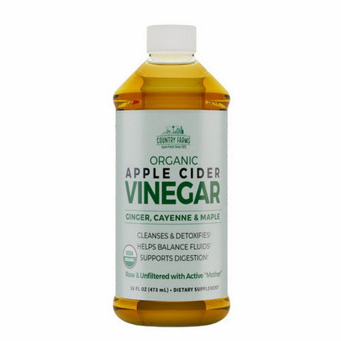 Country Farms, Apple Cider Vinegar, 16 Oz Country Farms