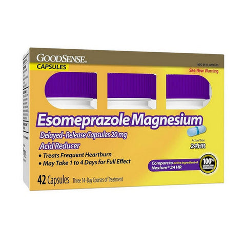 Good Sense, Esomeprazole Magnesium Delayed Release Capsules, 20 Mg, 42 Count Good Sense