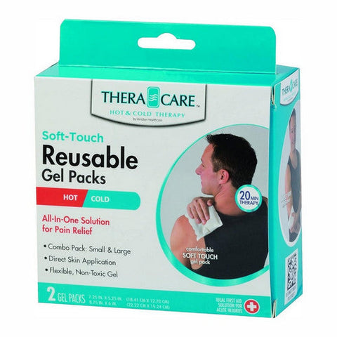 Theracare, Reusable Hot-Cold Gel Packs, 2 Count Theracare