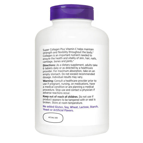 21st Century, Super Collagen Plus Vitamin C, 6000 Mg, 180 Tabs 21st Century
