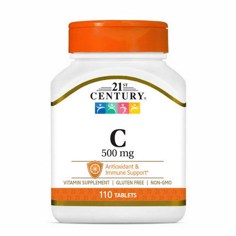 21st Century, Vitamin C, 500mg, 110 Tabs 21st Century