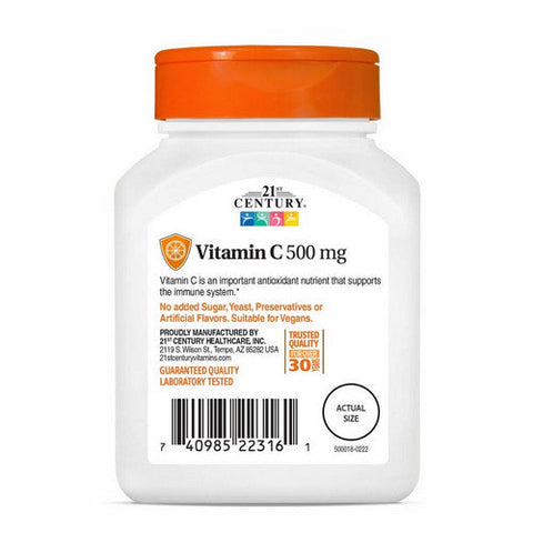 21st Century, Vitamin C, 500 Mg, 110 Tabs 21st Century