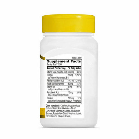 21st Century, Vitamin B-Complex Plus Vitamin C, 100 Tabs 21st Century
