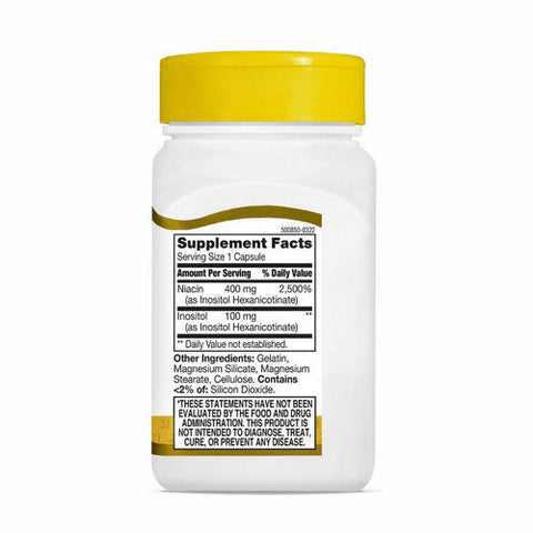 21st Century, Niacin Flush Free, 500 Mg, 110 Caps 21st Century