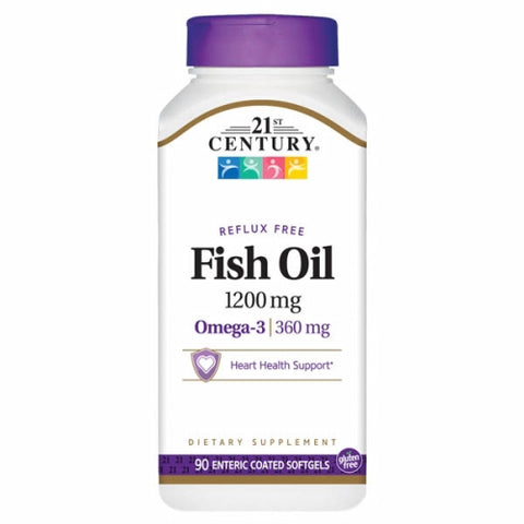 21st Century, Fish Oil, 1200 mg, 90 Count 21st Century