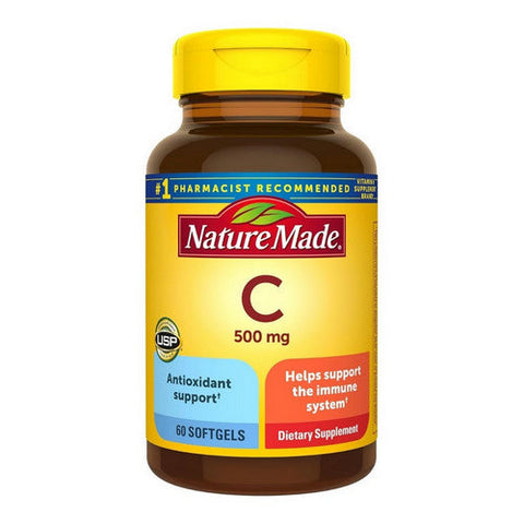 B Protected, Vitamin C, 500 Mg, 60 Softgels B Protected