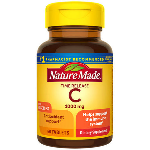 Nature Made, Vitamin C with Rose Hips, 500mg, 60 Tabs Nature Made