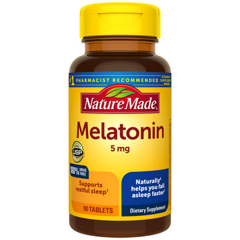 Nature Made, Melatonin Extra Strength, 5 Mg, 90 Tabs Nature Made