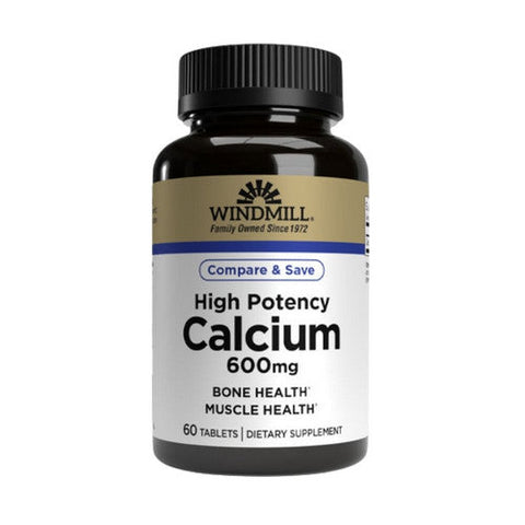 Windmill Health, Calcium Carbonate, 600 mg, 60 Tabs Windmill Health