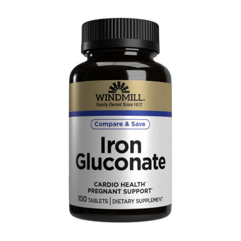 Windmill Health, Fe Gluconate, 239 mg, 100 Tabs